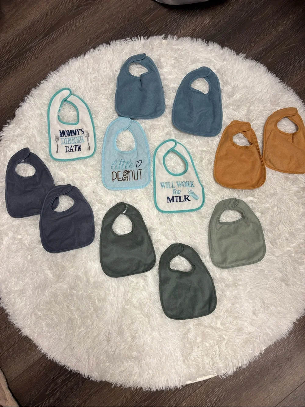 Baby Bib Set -12 bibs